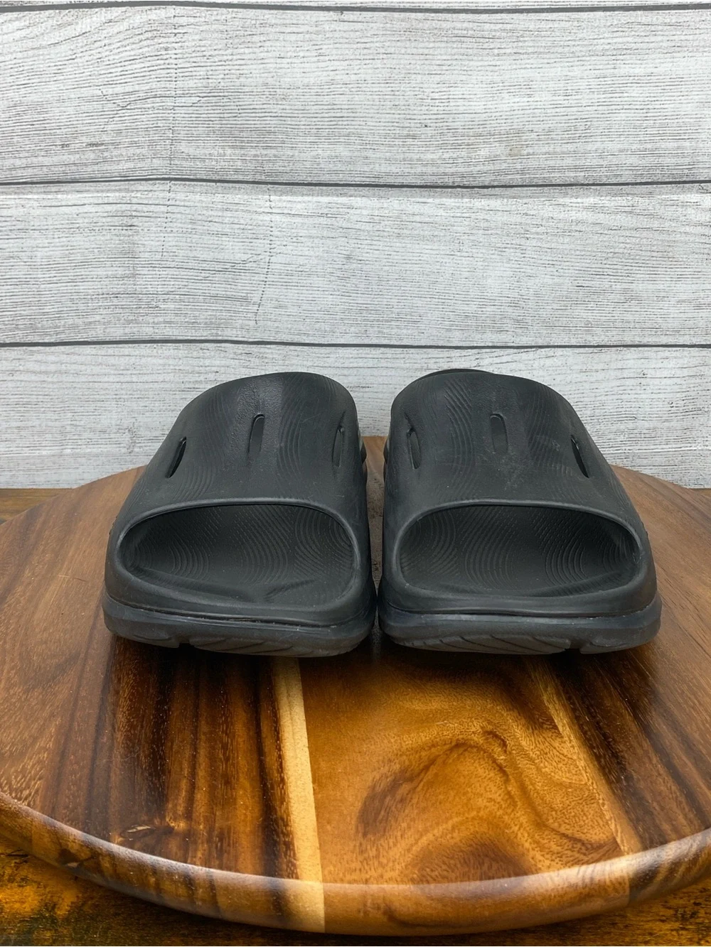 HOKA One One Ora Recovery Slide 3 Black Sandals Men’s Shoe Size 13